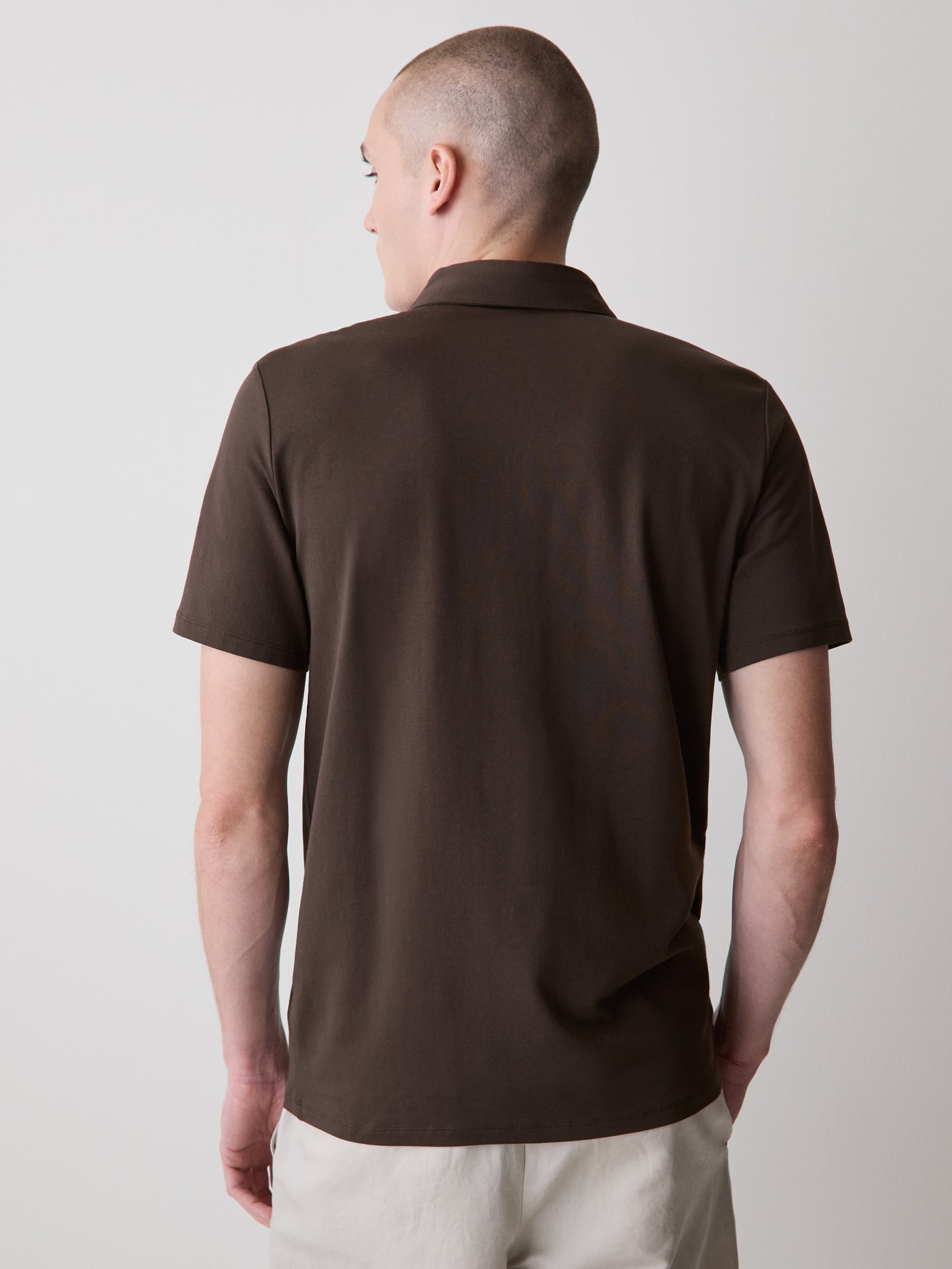 Short-Sleeve Supima (R) Cotton Polo