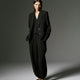 Relaxed-Fit Two-Button Twill Blazer