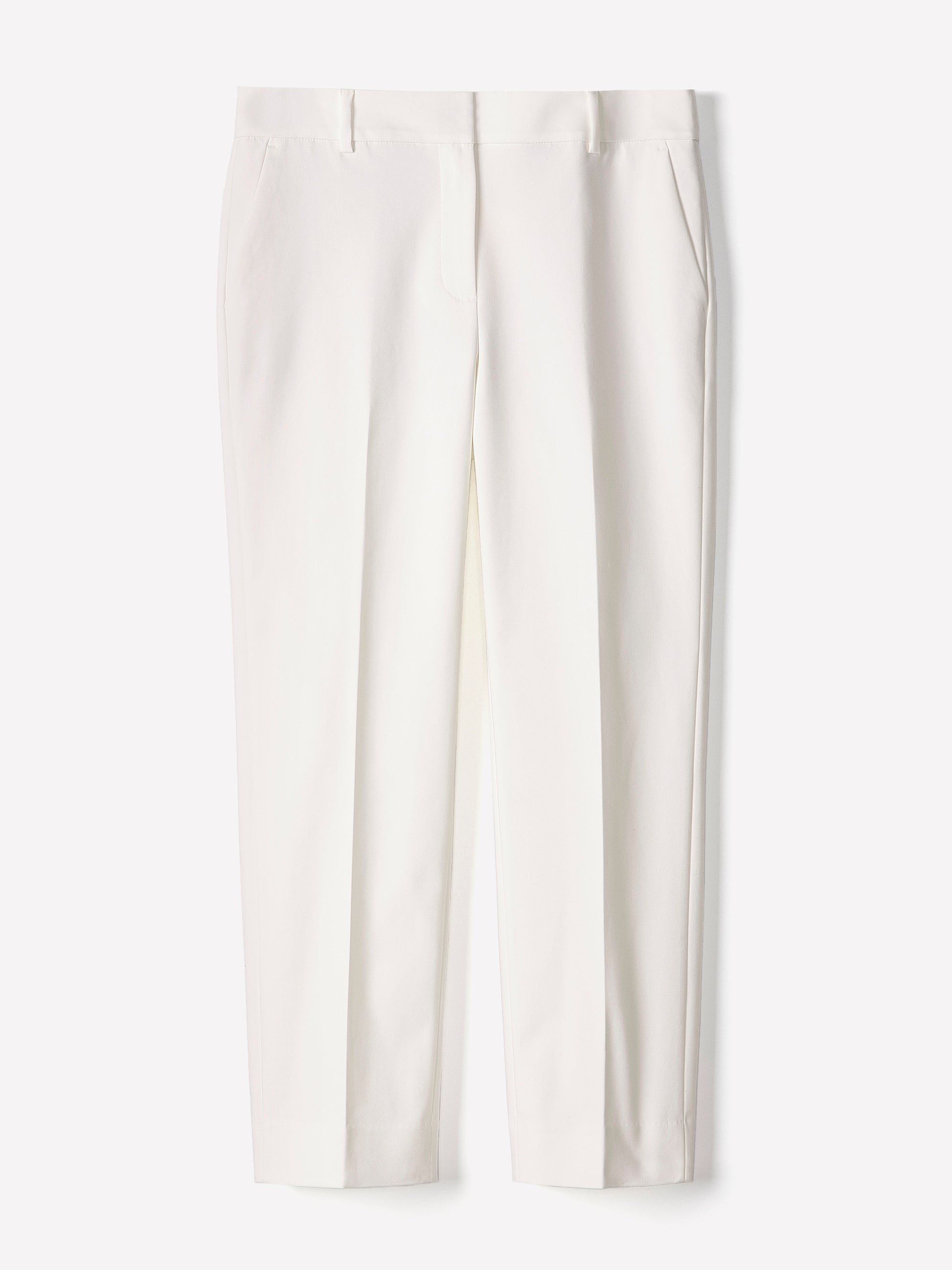 Straight-Leg Mid-Rise Ankle Pant