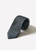 Skinny Tie with Foliage Pattern