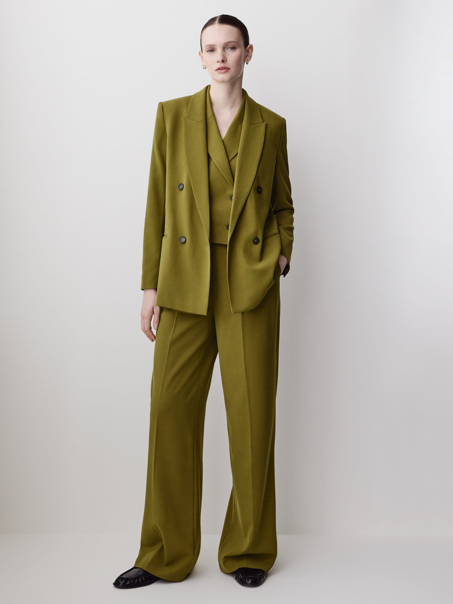 Woven Classic Relax Blazer with Stretch Fabric