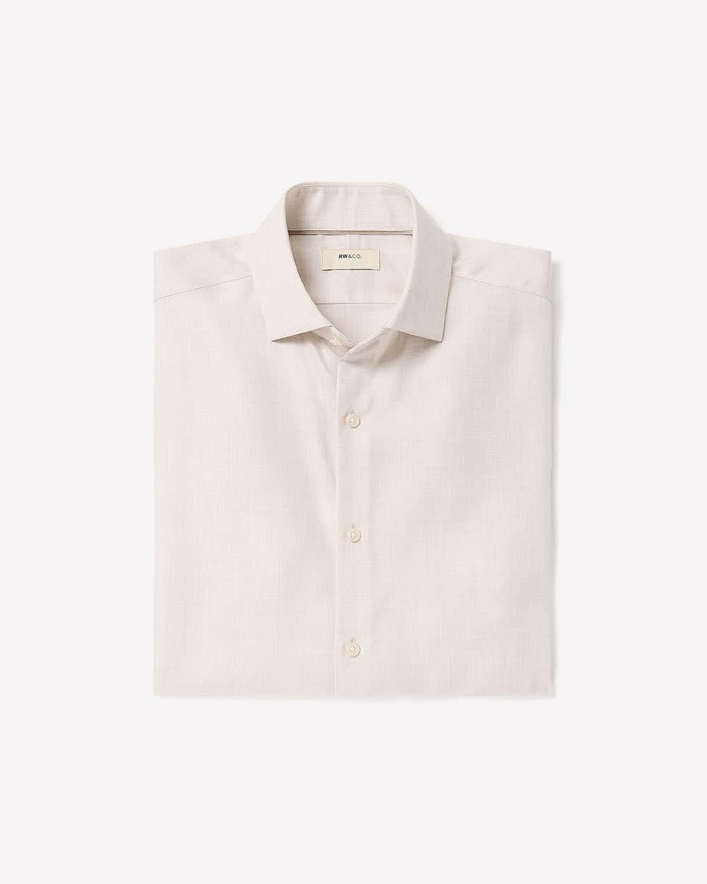 Tailored Fit Heather Dress Shirt