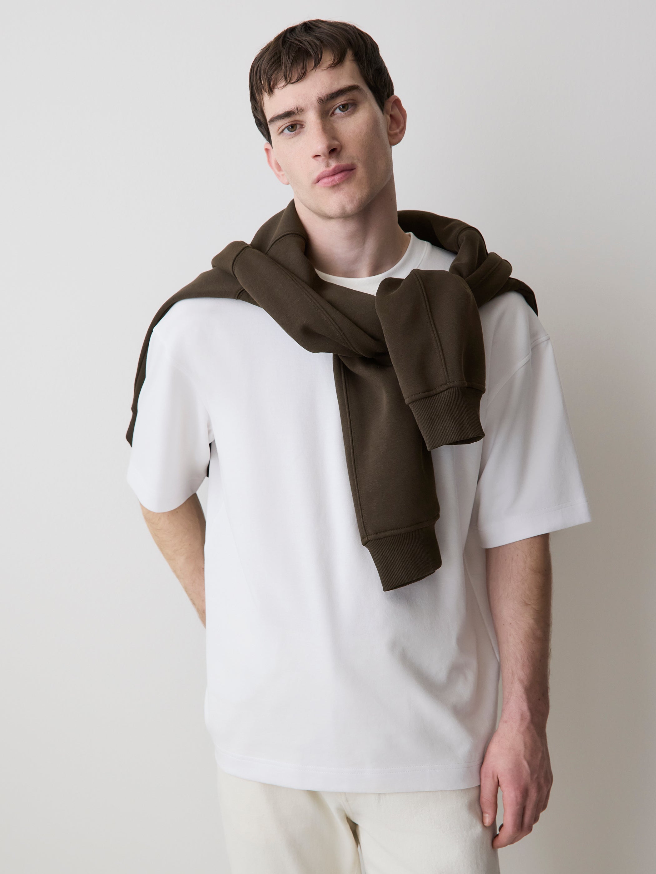 Oversized Short-Sleeve Crew-Neck Tee