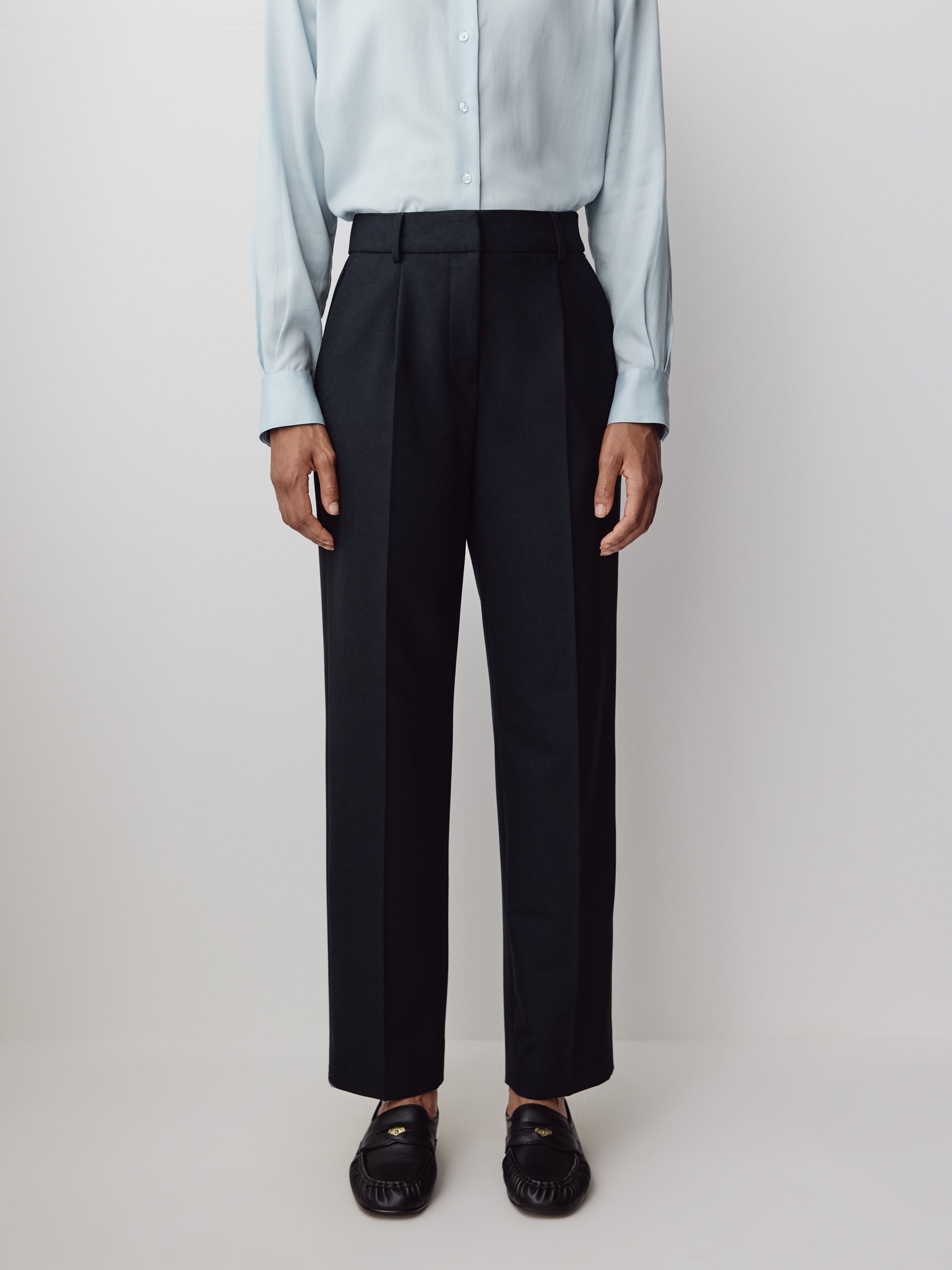 High-Rise Tapered-Leg Pant