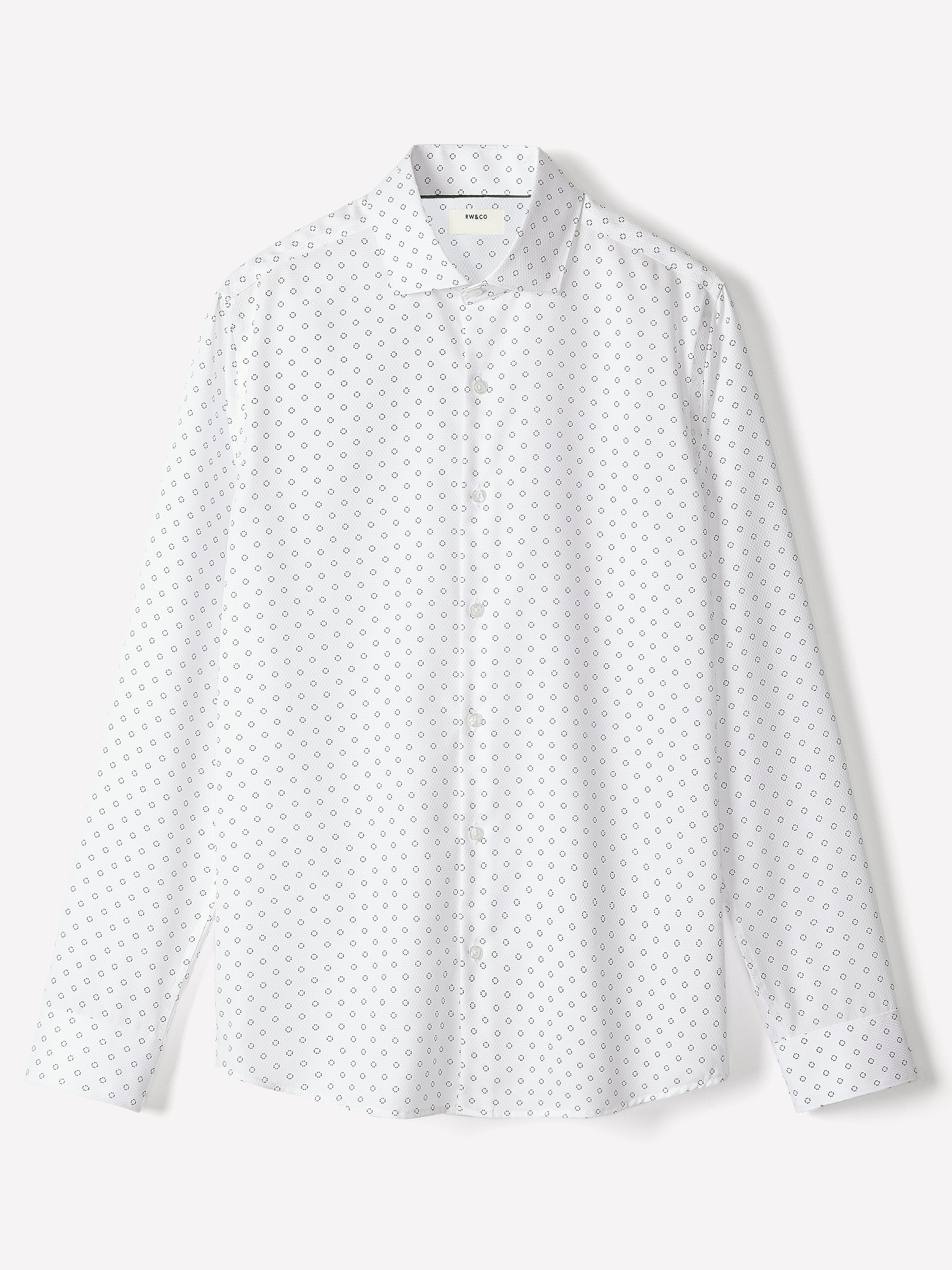 Men's Tailored Collar Woven Cotton Shirt