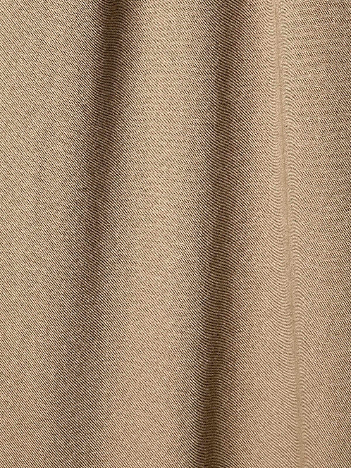 Loose Straight-Leg Pleated Chino Pant