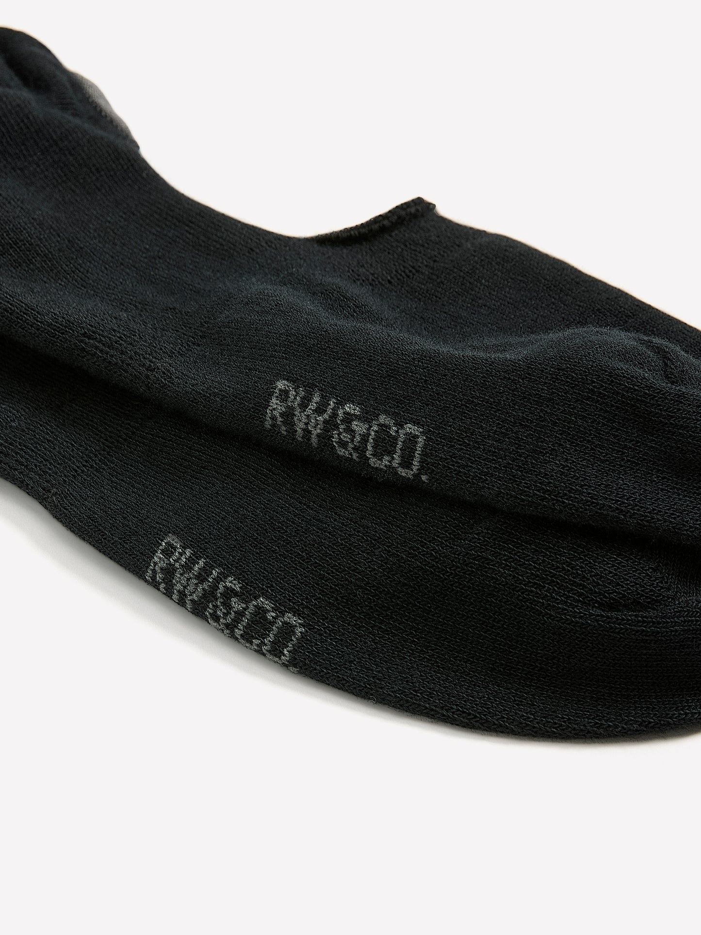 Coolmax (R) Black No-Show Socks