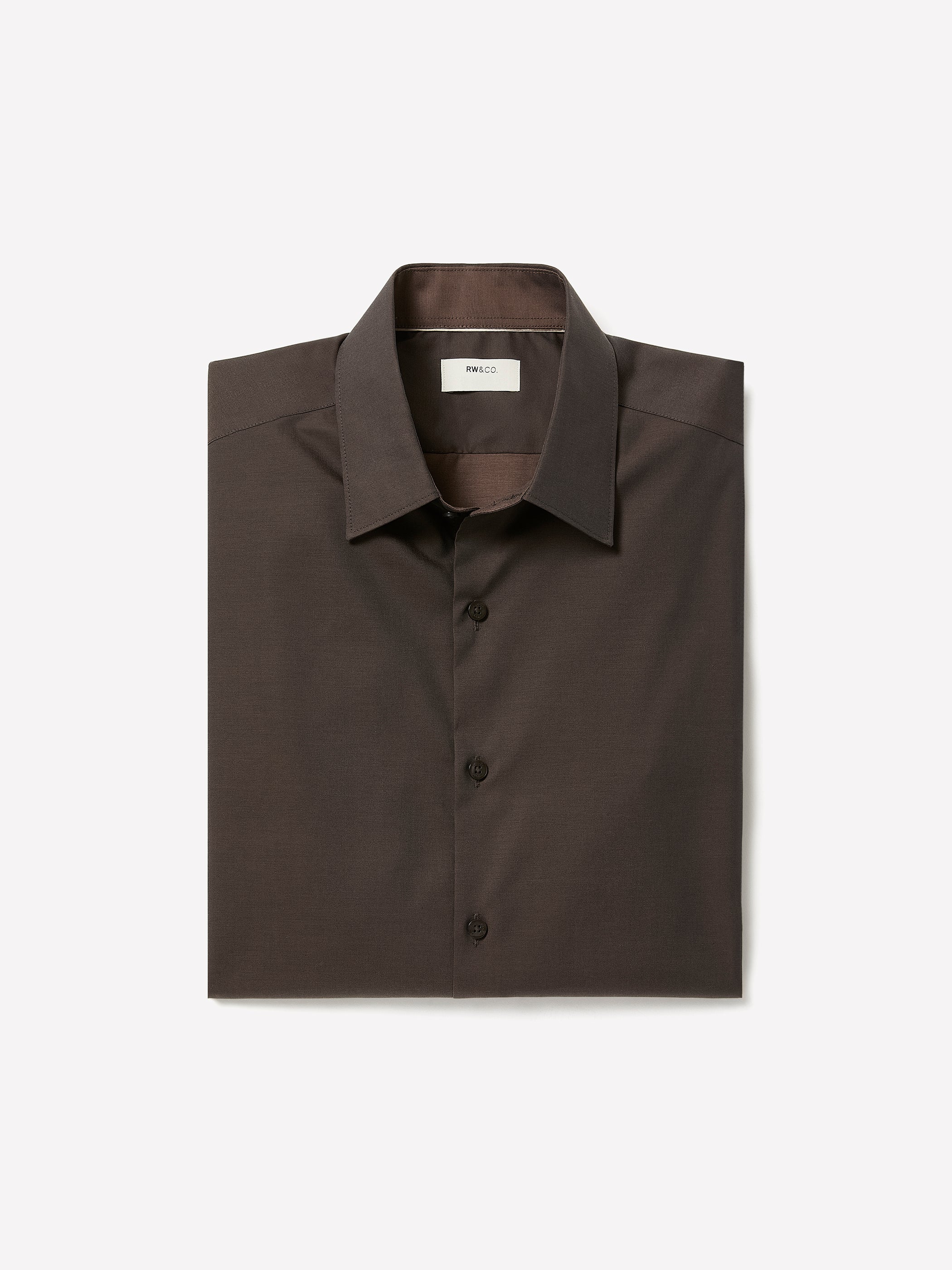 Tailored Fit Denim-Like Dress Shirt