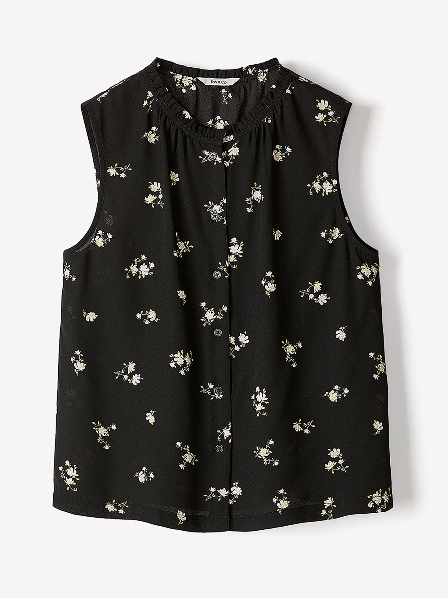 Blouse Boutonnée Sans Manches