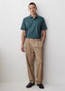 Men's Knit Tailored Collar Polo Shirt Supima Cotton