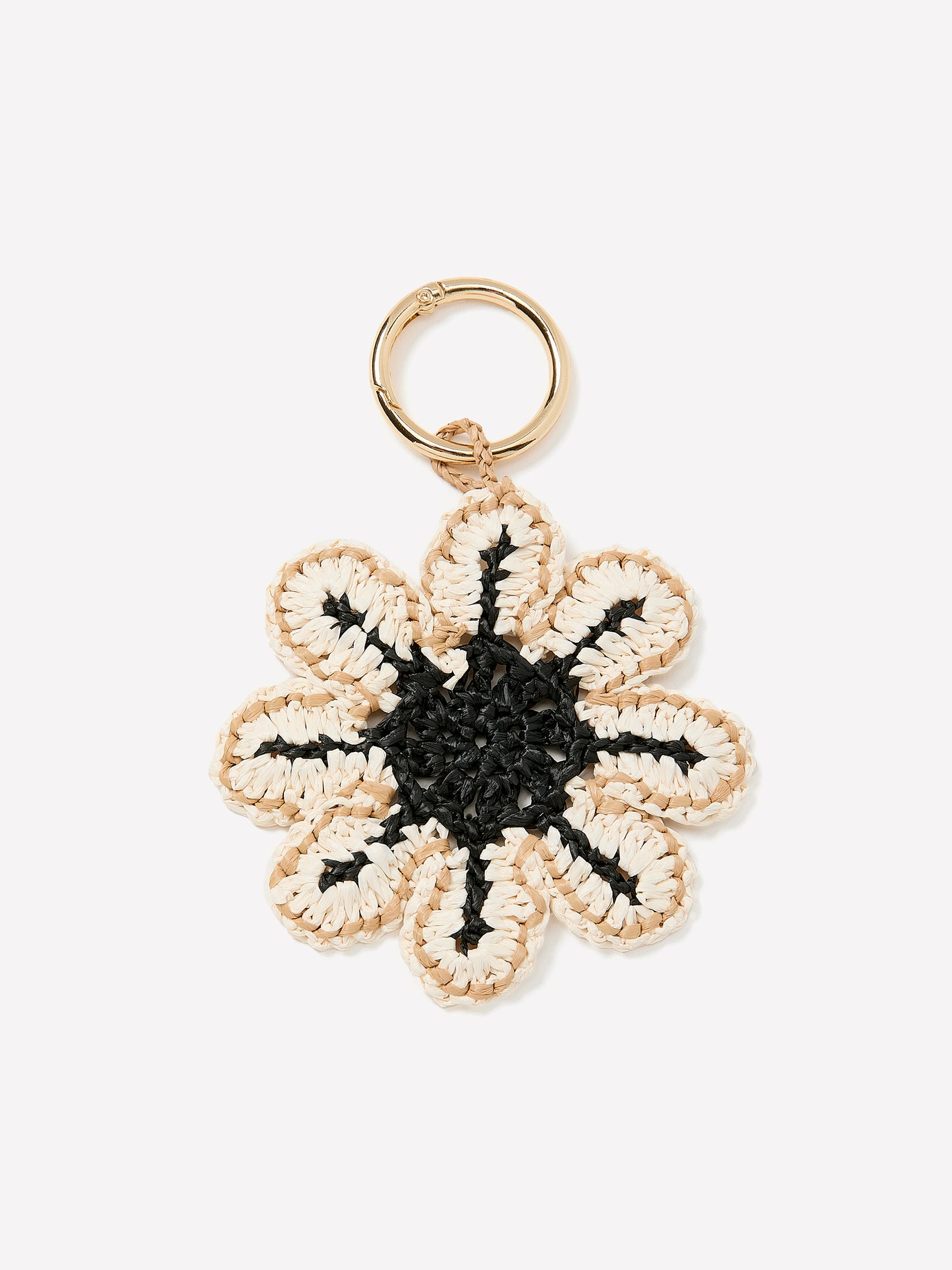 Paper Keychain Raffia Bag Charm