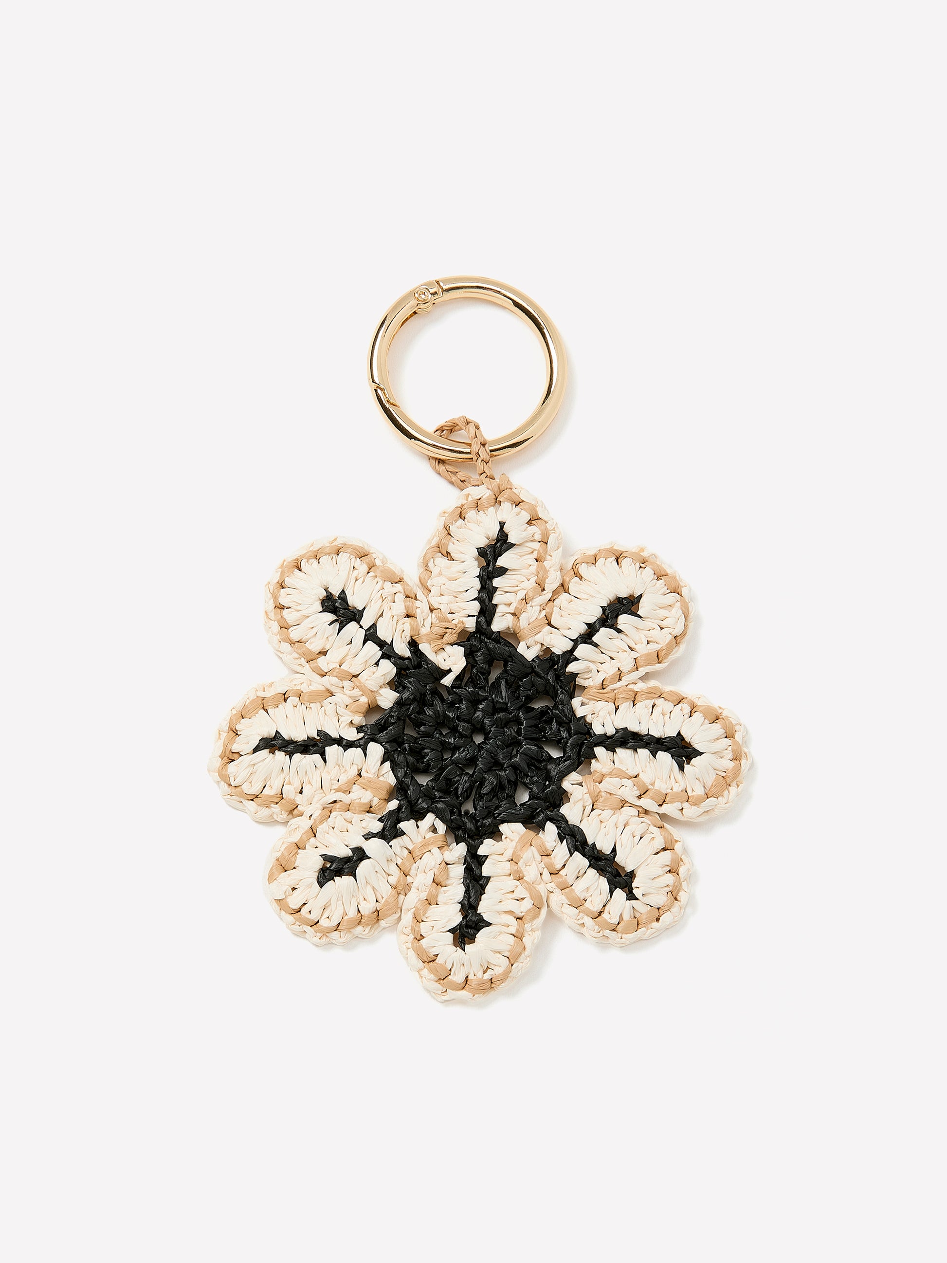 Paper Keychain Raffia Bag Charm