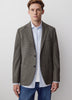 Slim Fit Woven Houndstooth Blazer
