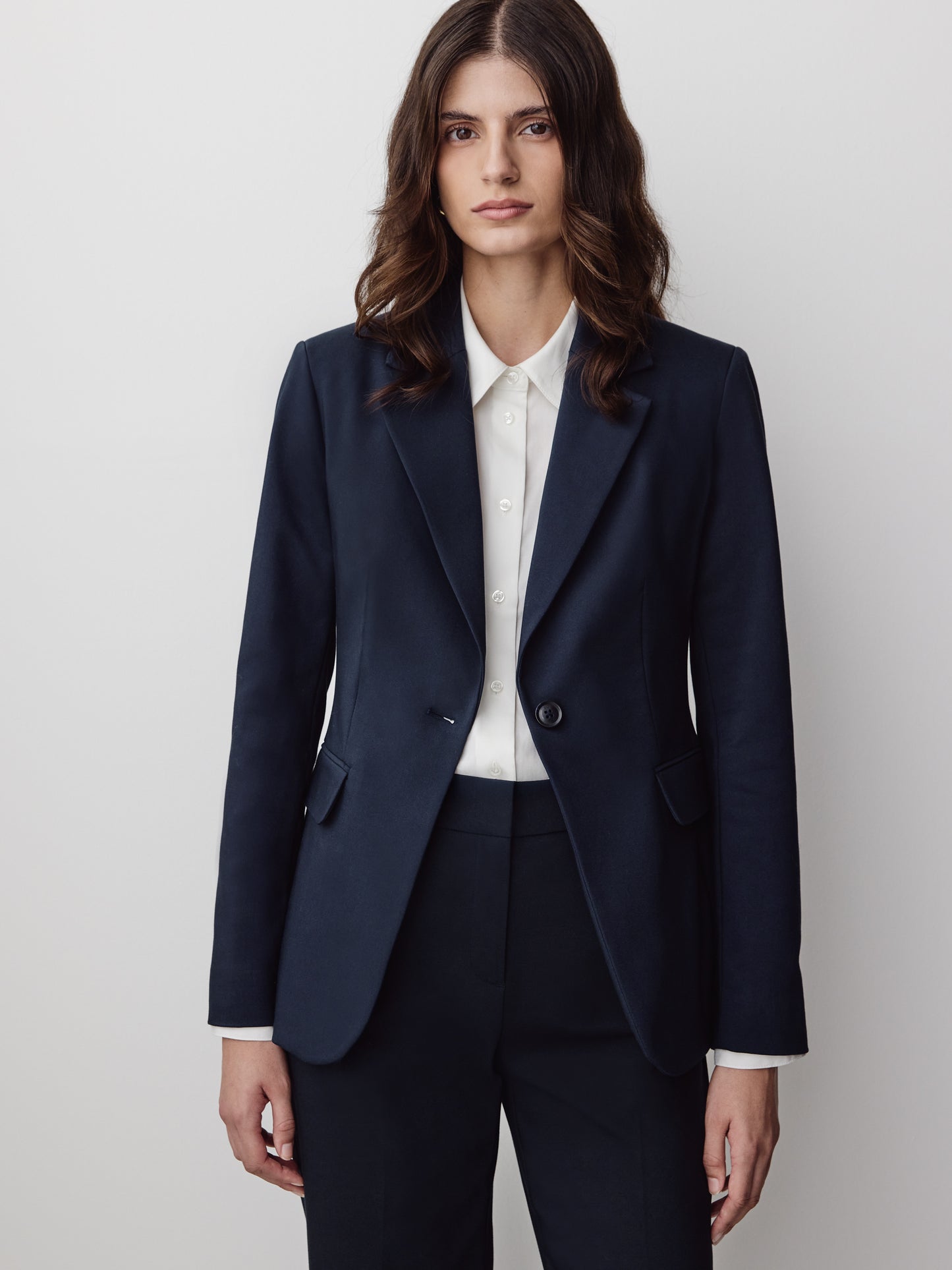 Limitless One-Button Fitted Blazer