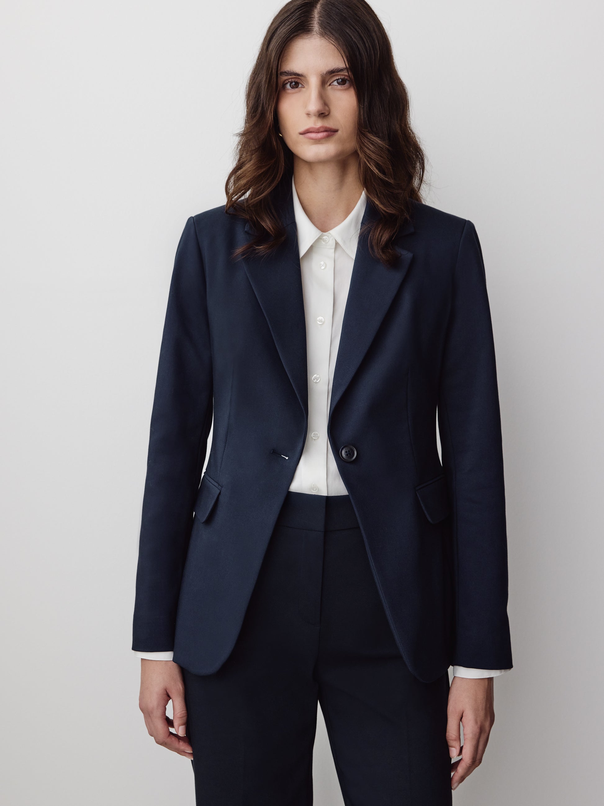 Limitless One-Button Fitted Blazer