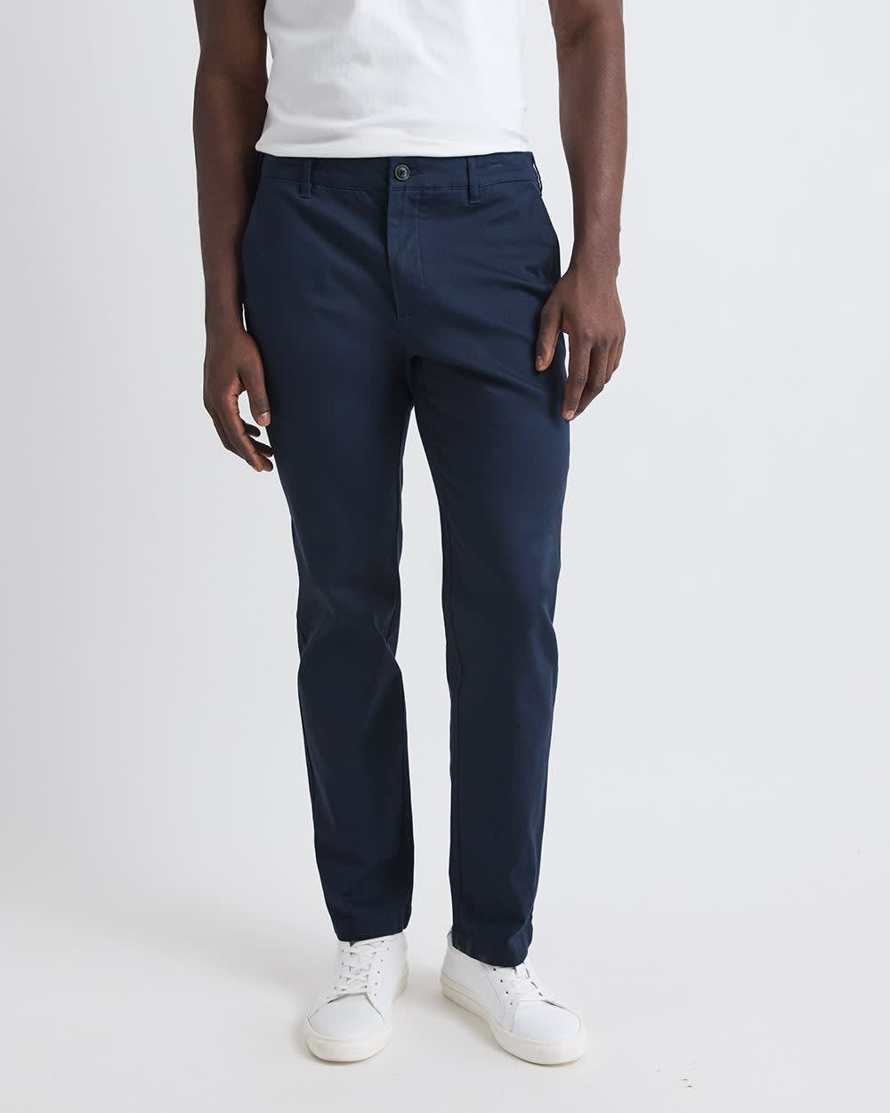 Pantalon Chino Ultra-Extensible à  Coupe Étroite