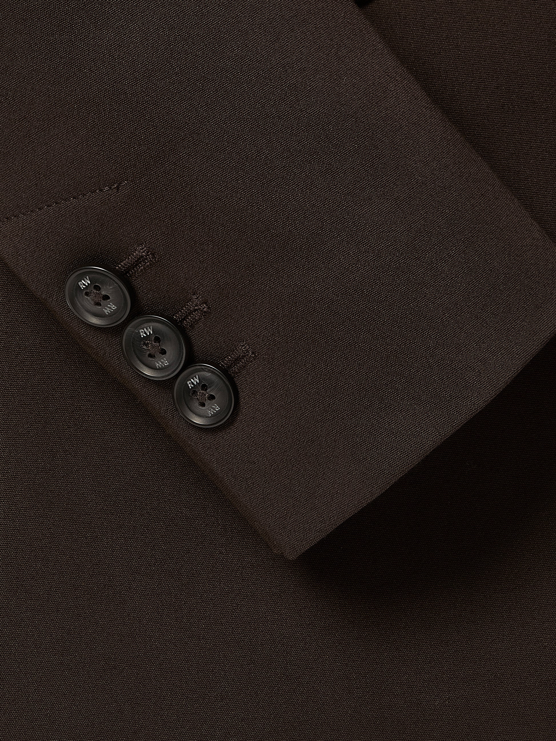 One-Button Fitted Blazer