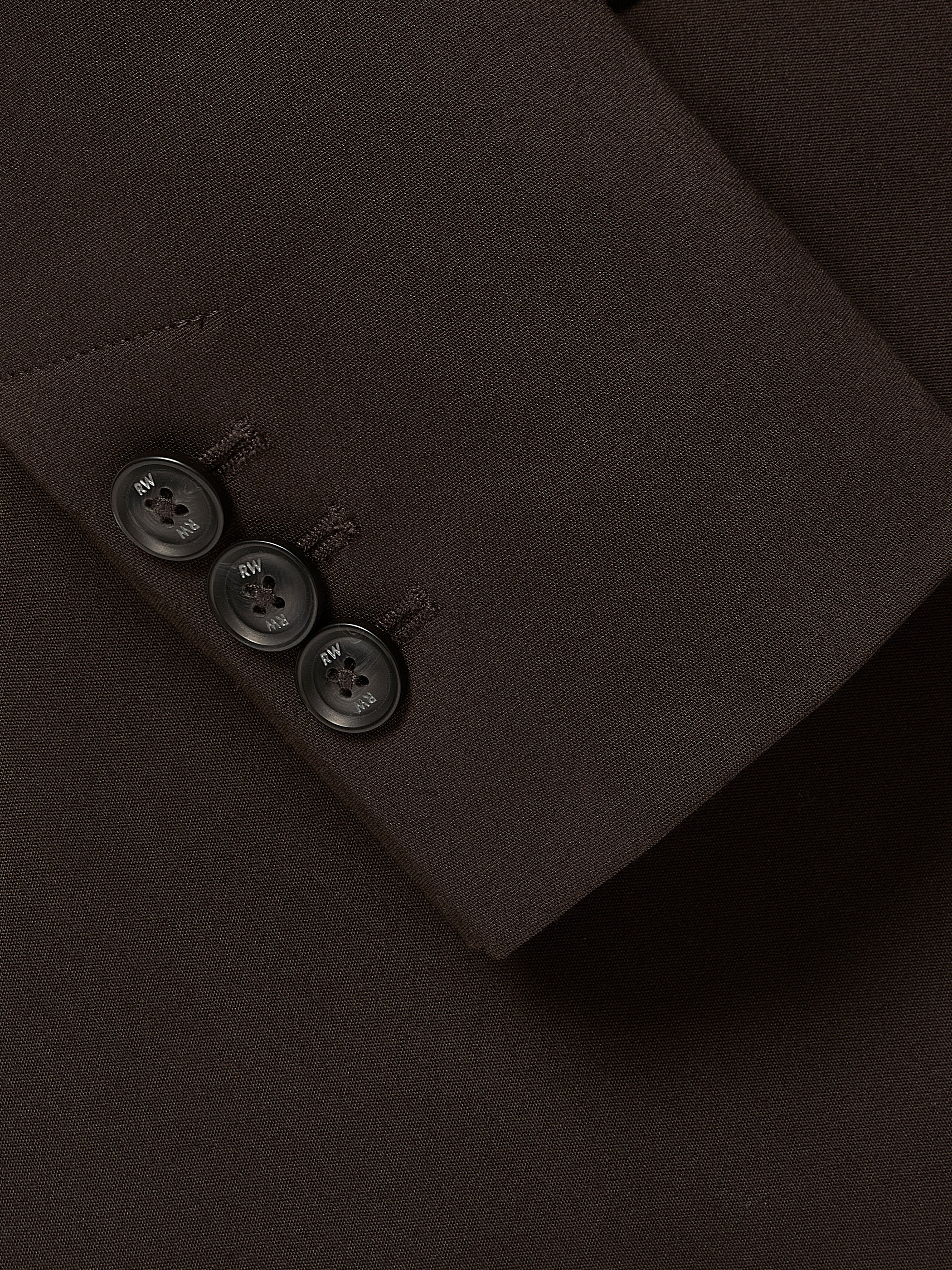 One-Button Fitted Blazer