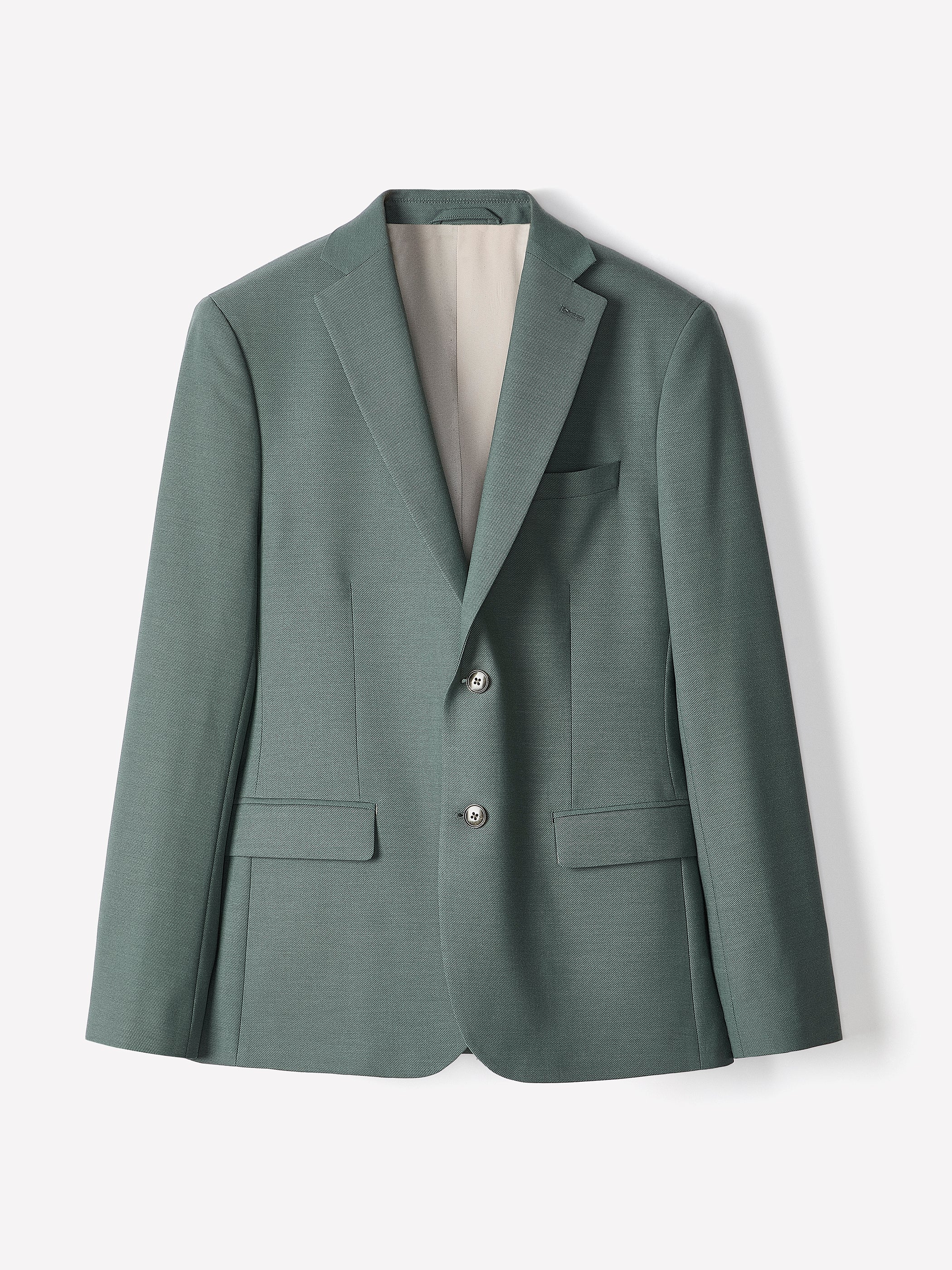 Slim-Fit Agave Suit Blazer