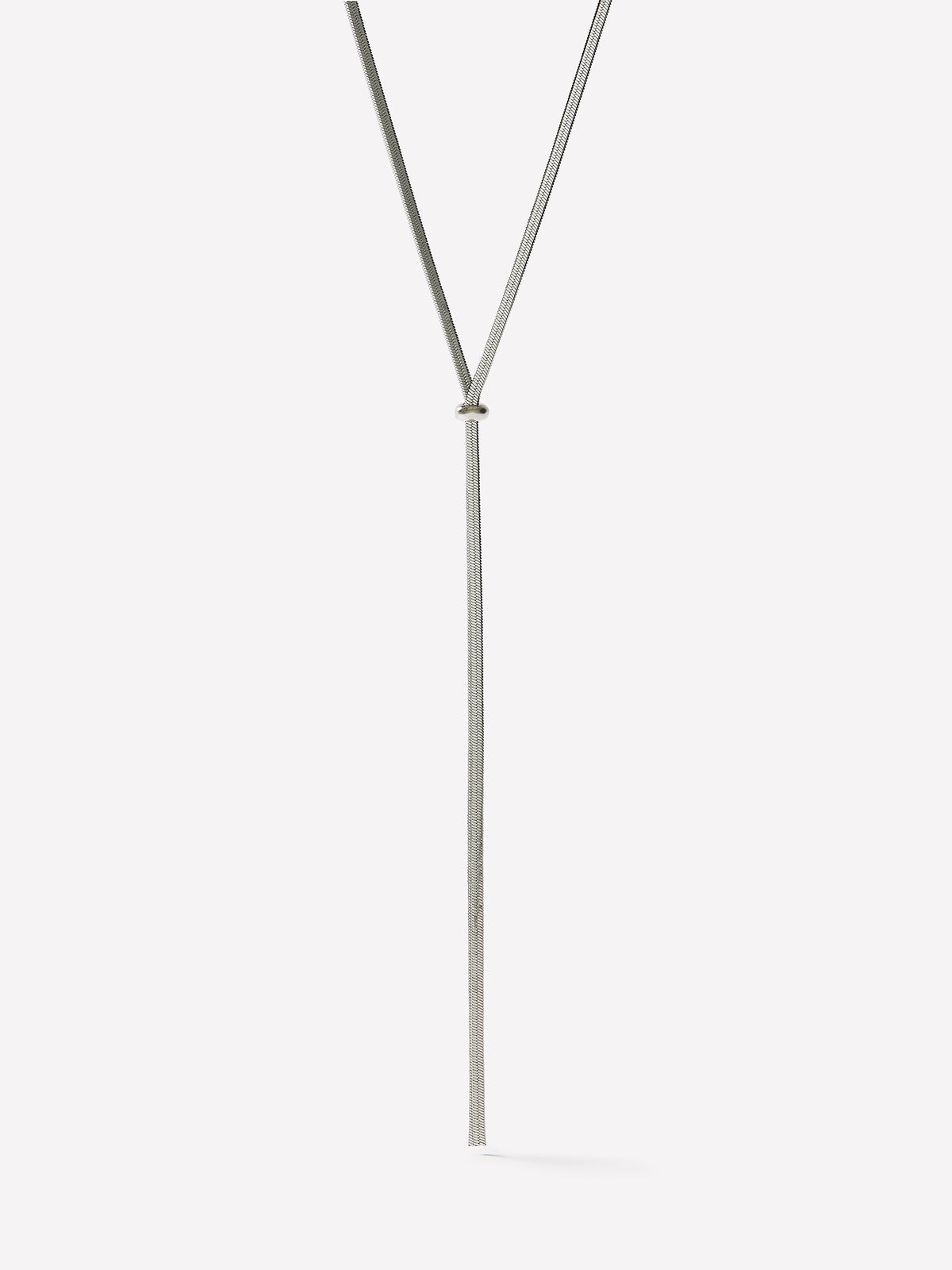 Long Adjustable Snake Chain Necklace