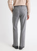 Tailored-Fit Grey Hopsack Suit Pant
