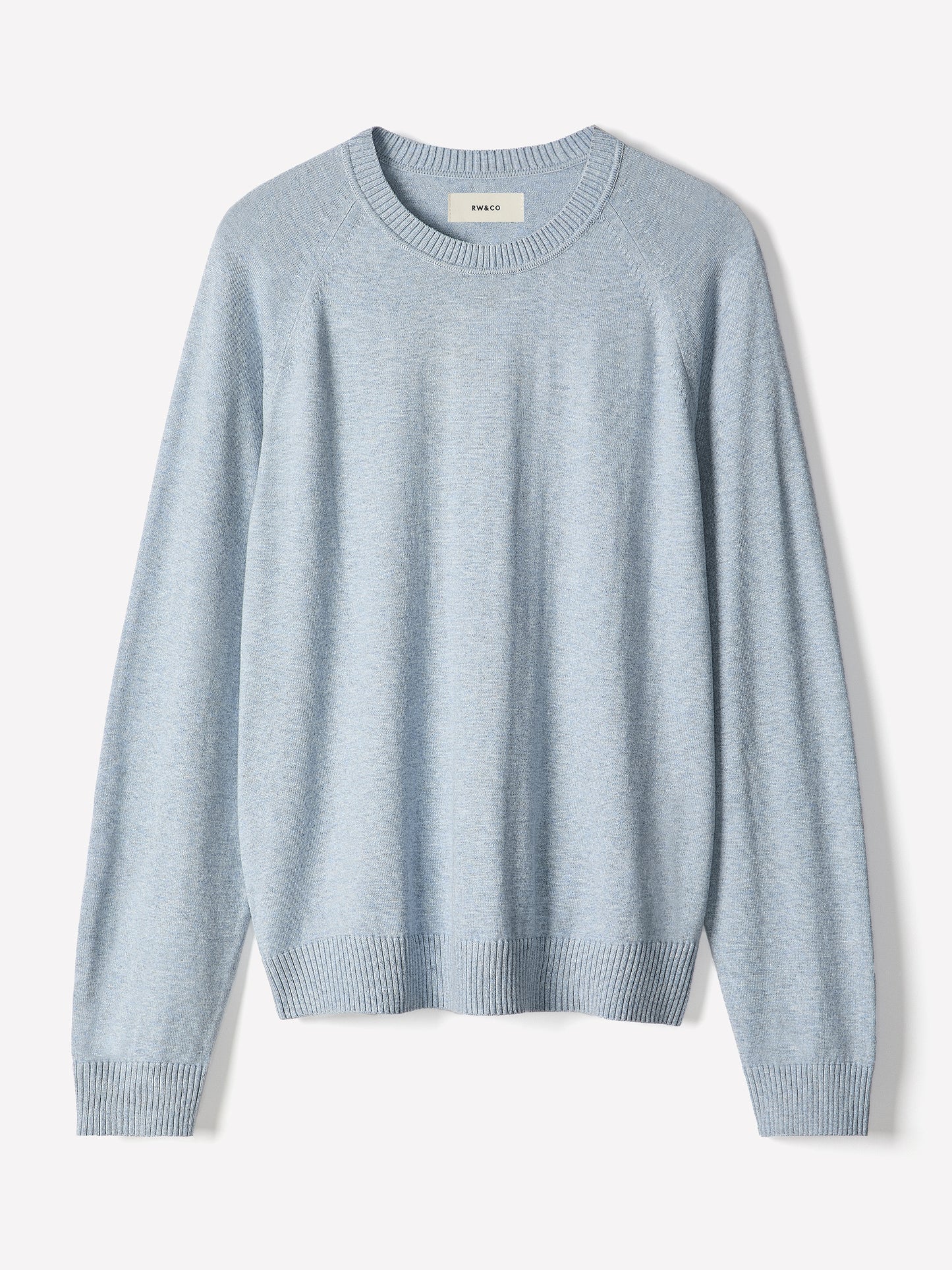 Men's Knit Crewneck Sweater Cotton Blend