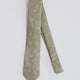 Green Regular Tie with Foliage Pattern
