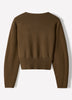 Long-Sleeve Cardigan with Cinched Waist