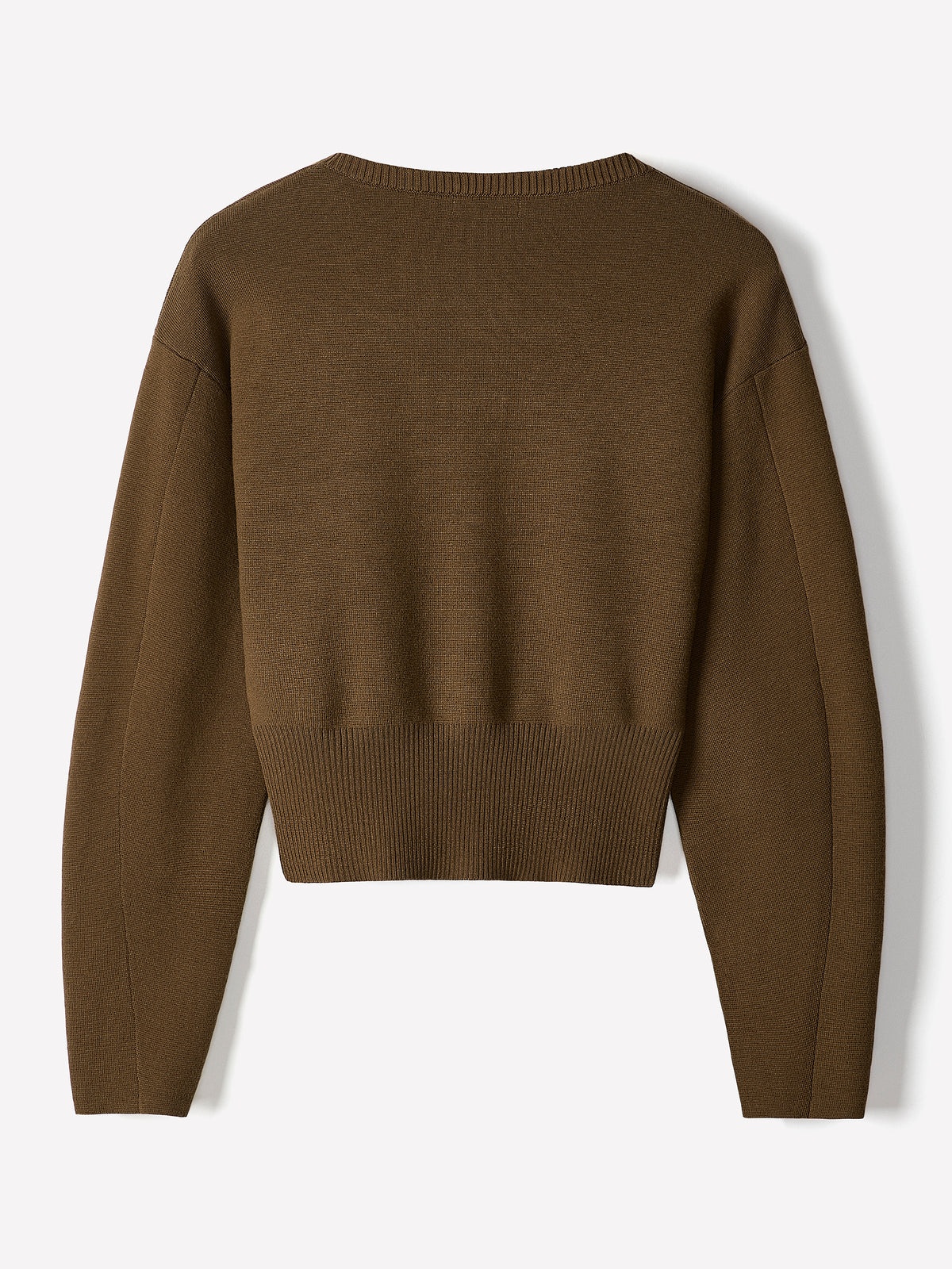 Long-Sleeve Cardigan with Cinched Waist