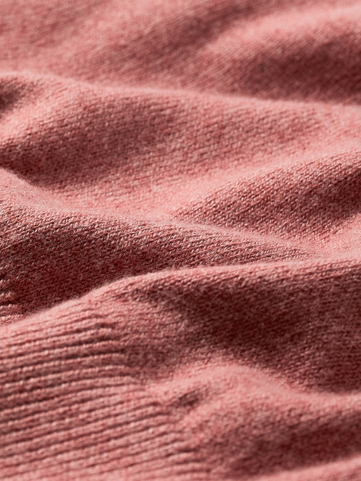Crossover Pull Cotton Blend Sweater