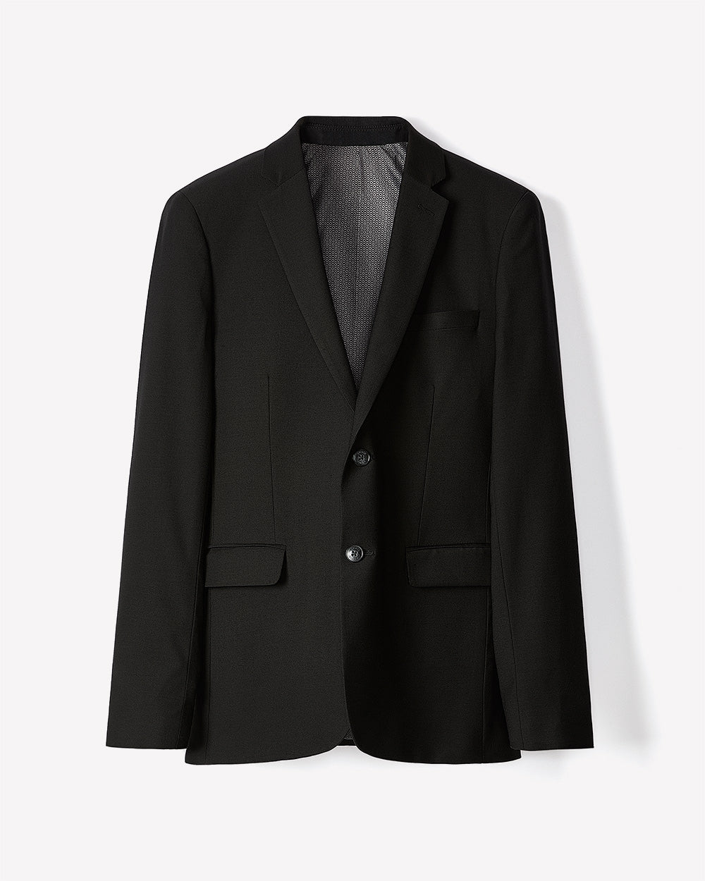 Veston De Complet Essentiel Coupe Ajustée En Mélange De Laine