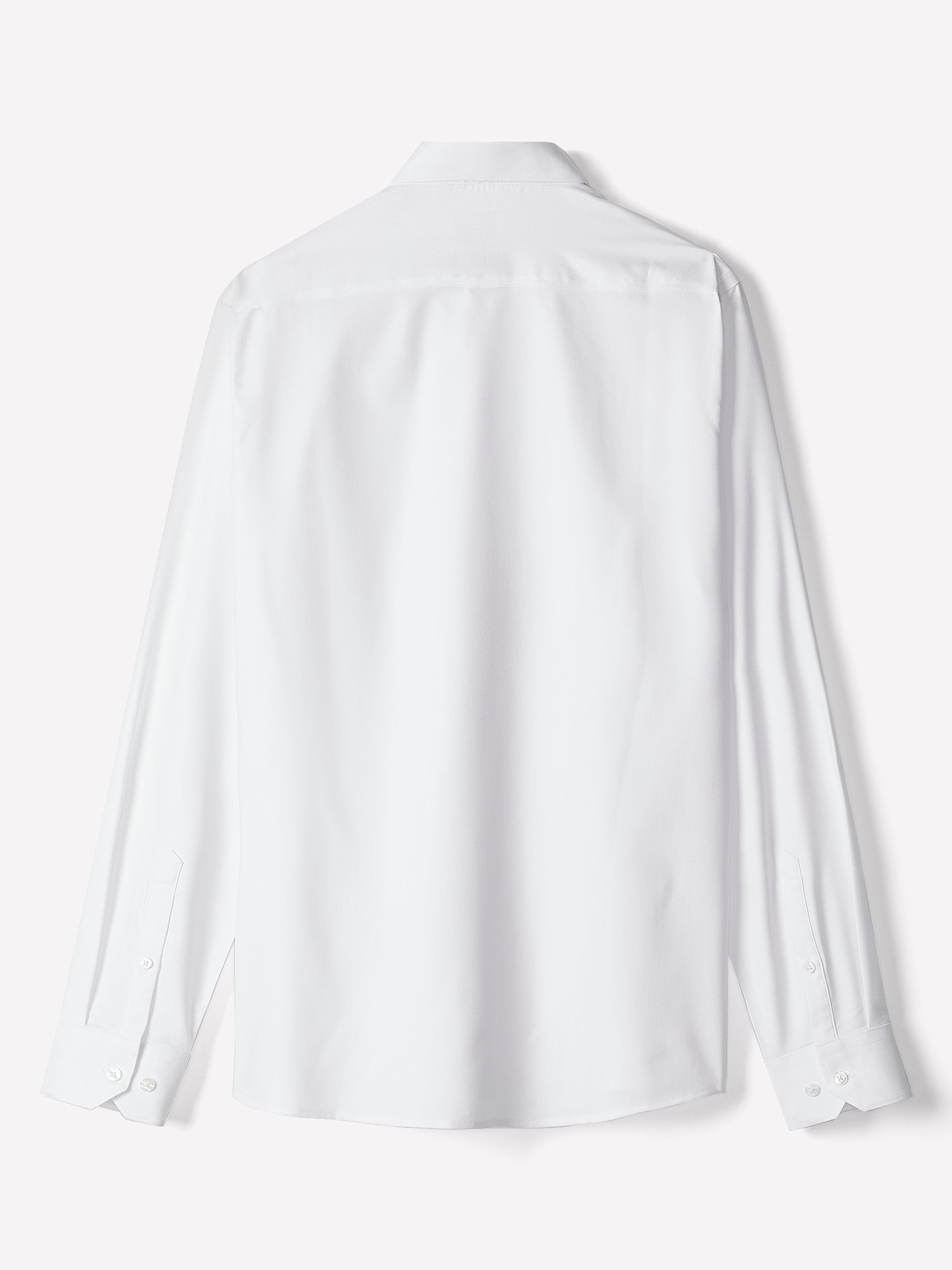 Tailored-Fit Knit-Like Dress Shirt