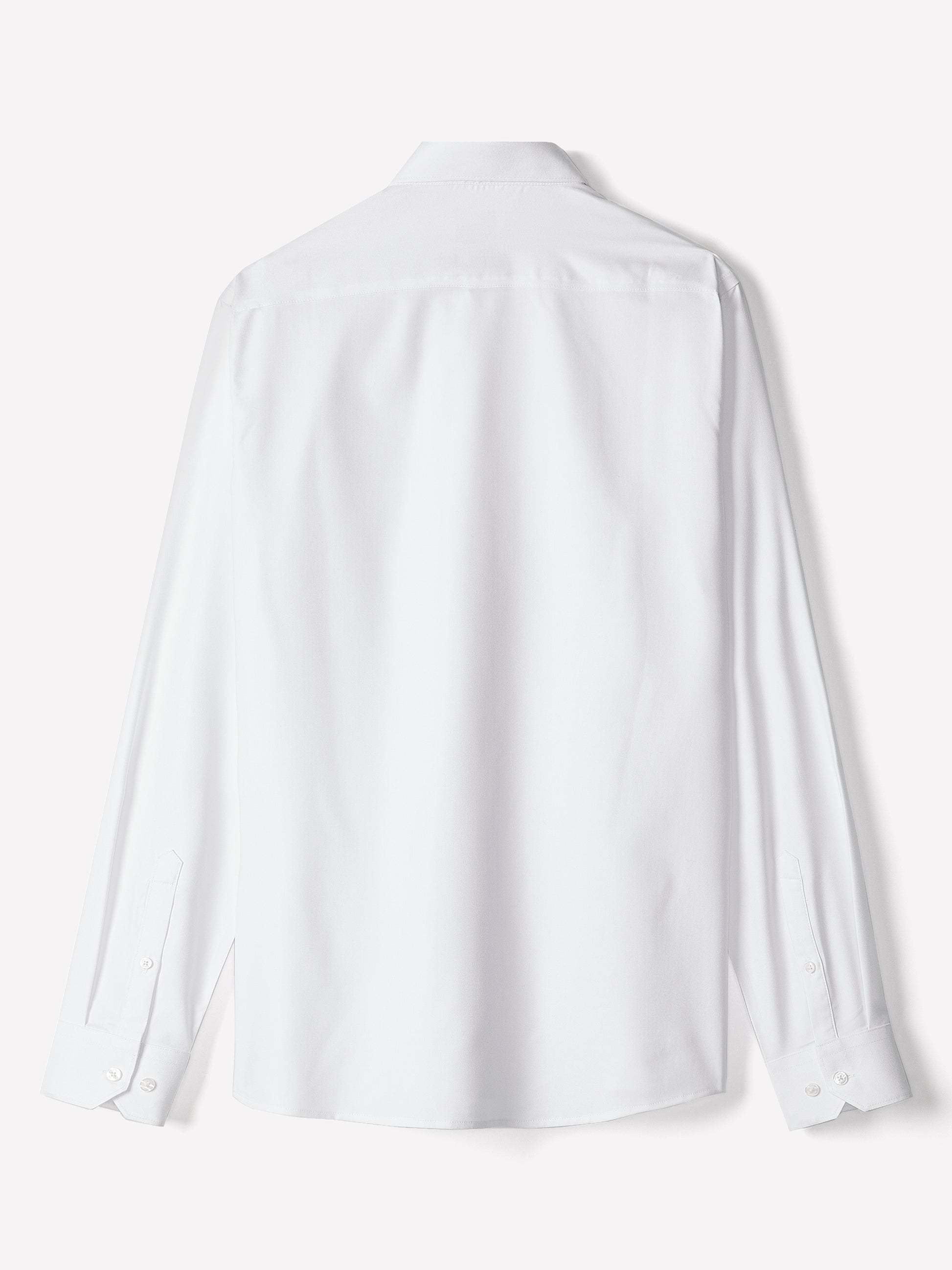 Tailored-Fit Knit-Like Dress Shirt