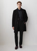 Classic Wool Coat with Tailored Collar