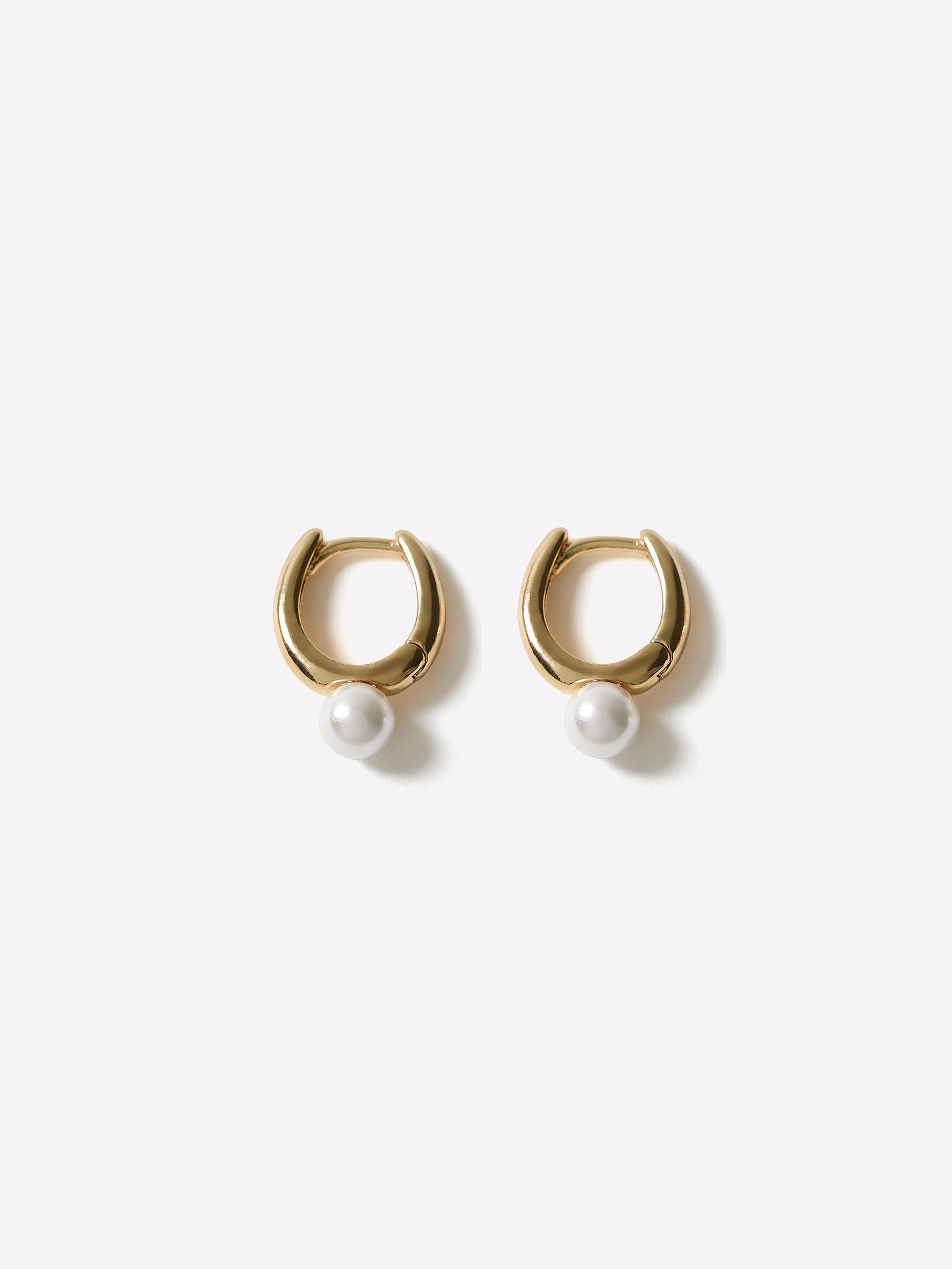 Hoops with Pearls