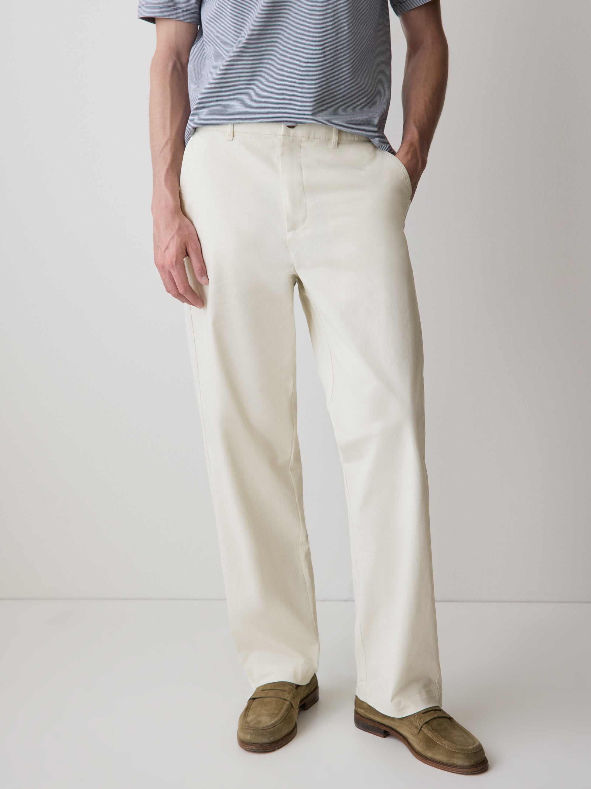 Straight-Leg Relaxed Chino Pant