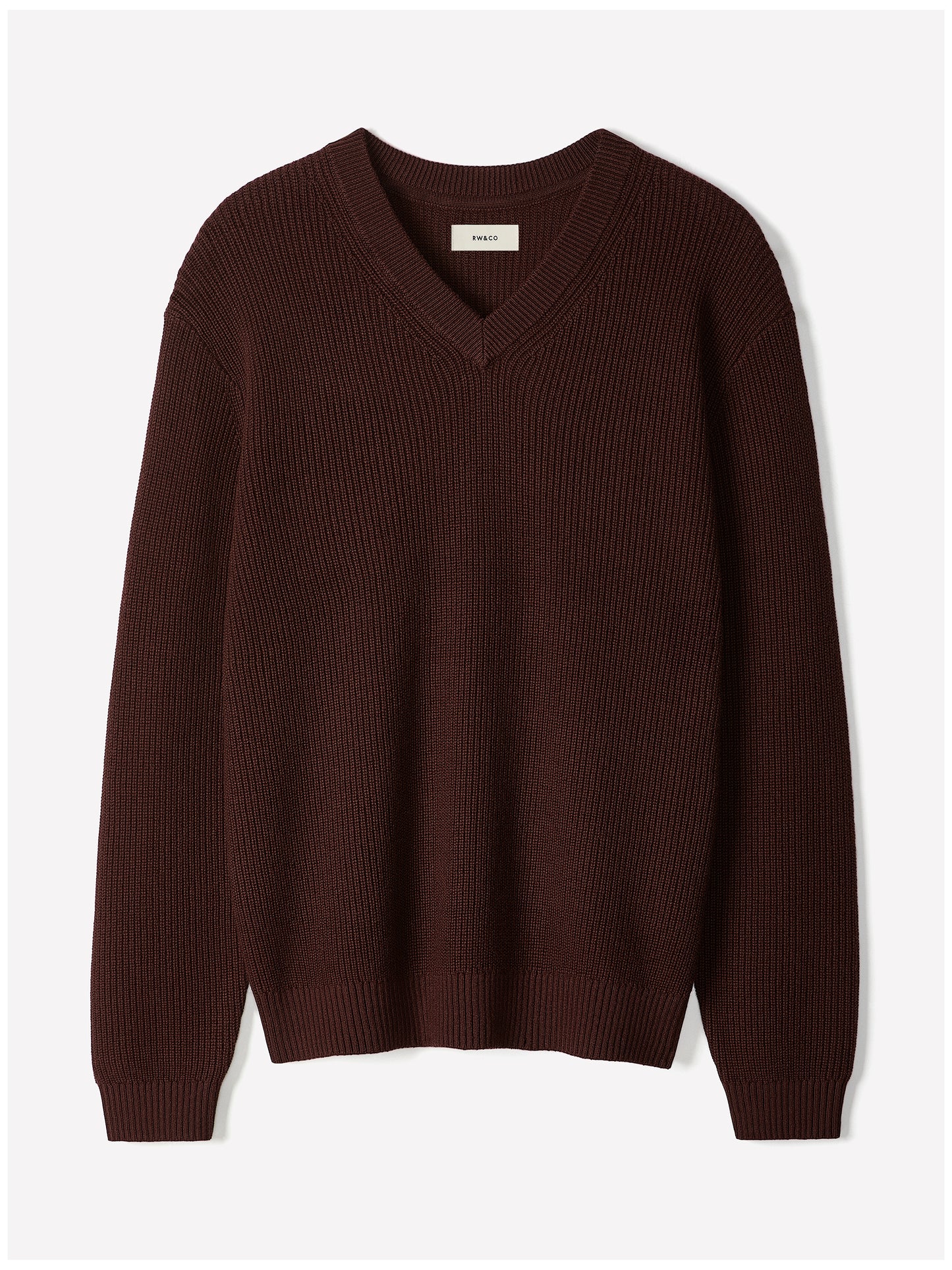 Men’s Cotton Cashmere V-Neck Sweater