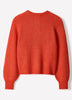 Wool-Blend Long-Sleeve Crew-Neck Cardigan