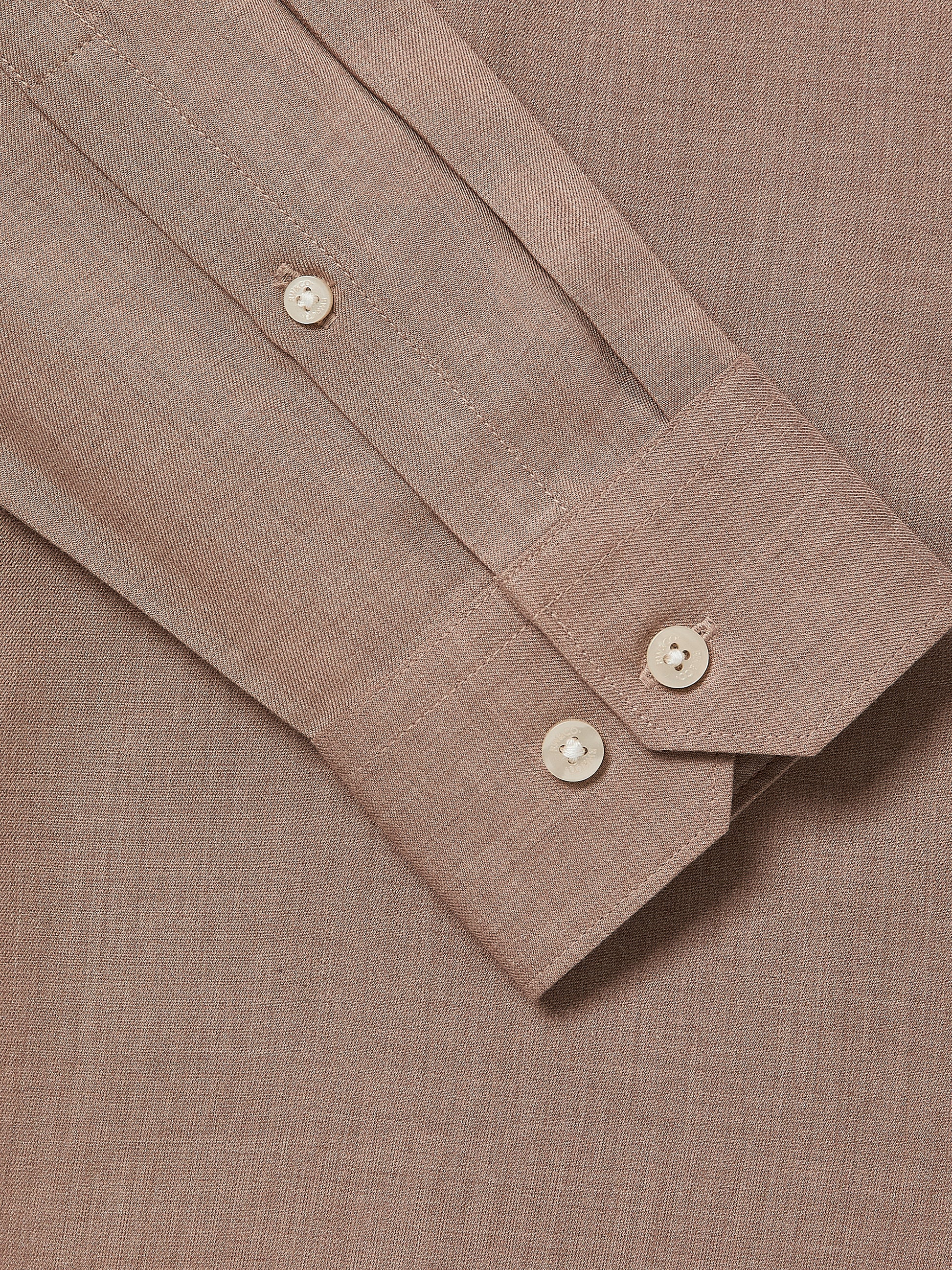 Tailored-Fit Lyocell Dress Shirt