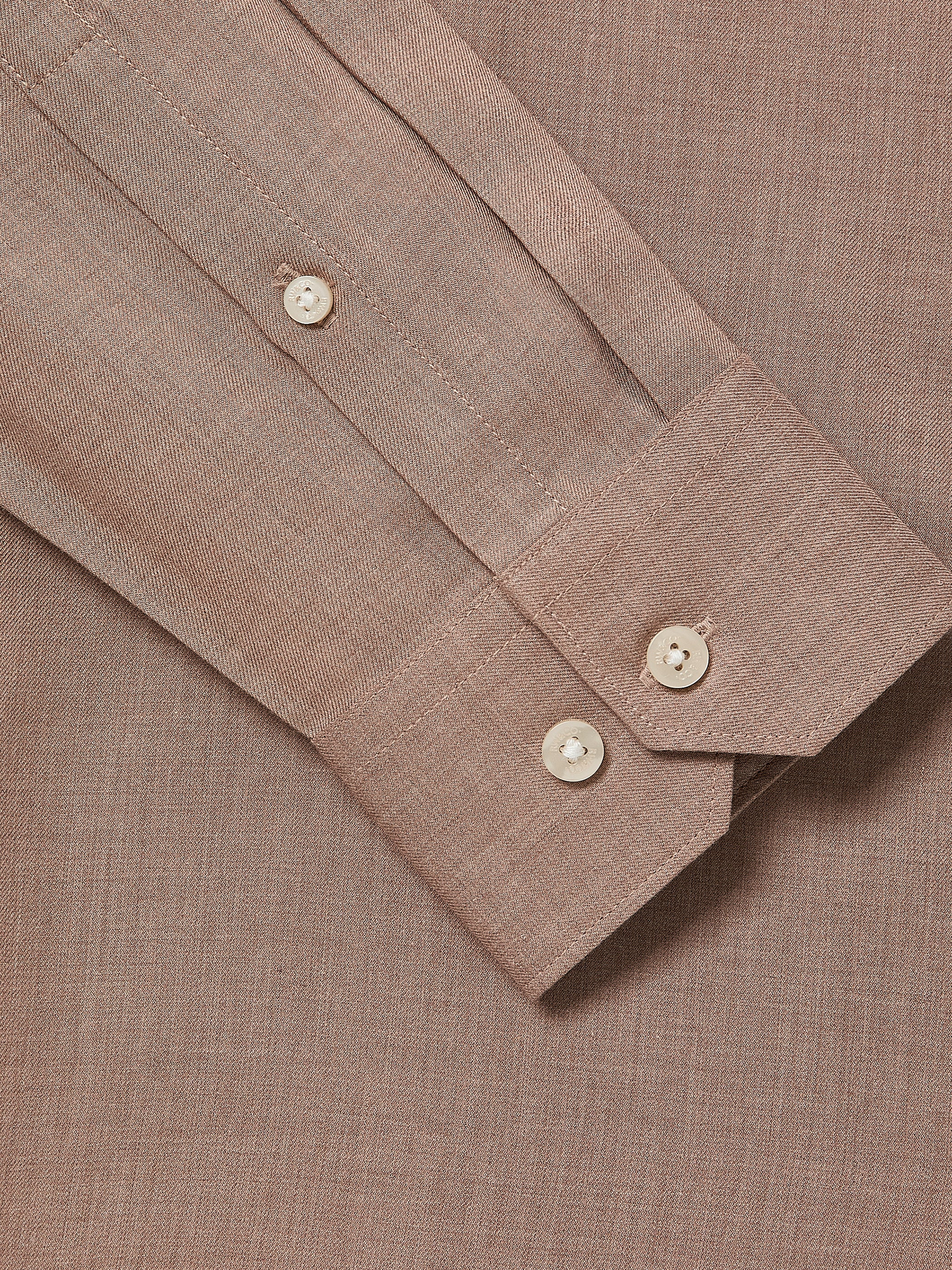 Tailored-Fit Lyocell Dress Shirt