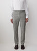 Slim-Fit Checkered Grey Suit Pant