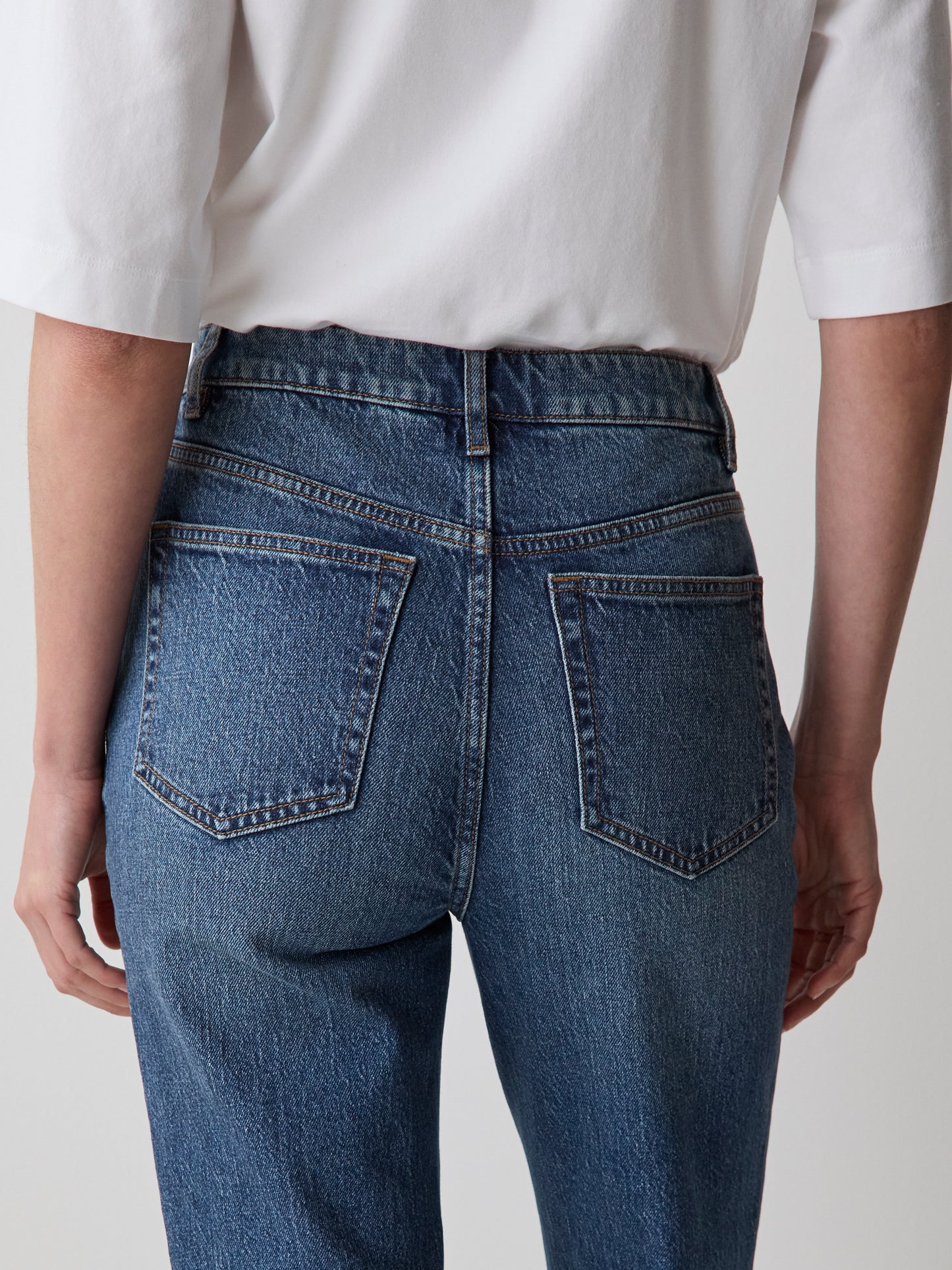 Cropped Bootcut Jeans
