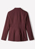 One-Button Fitted Blazer