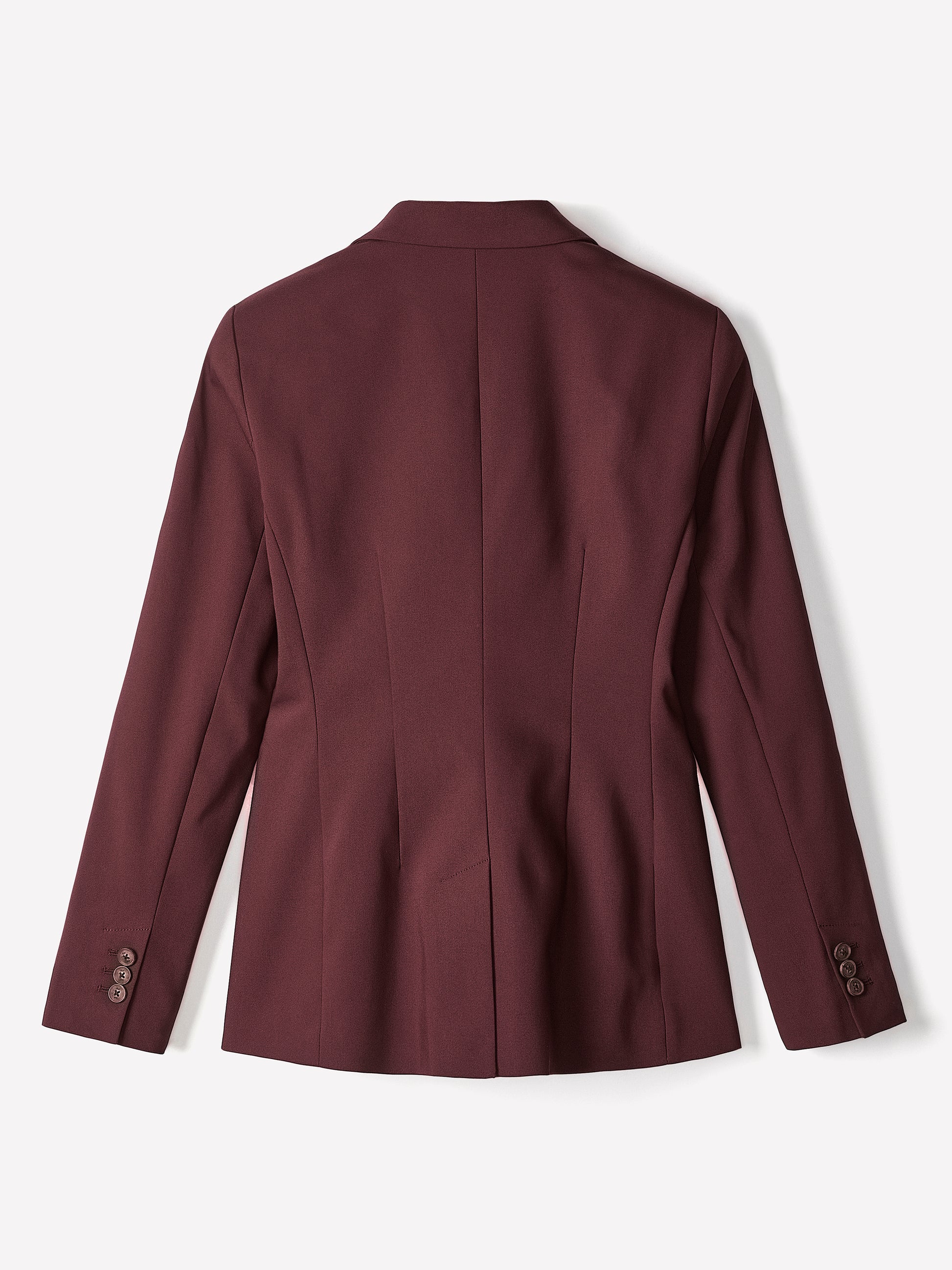 One-Button Fitted Blazer