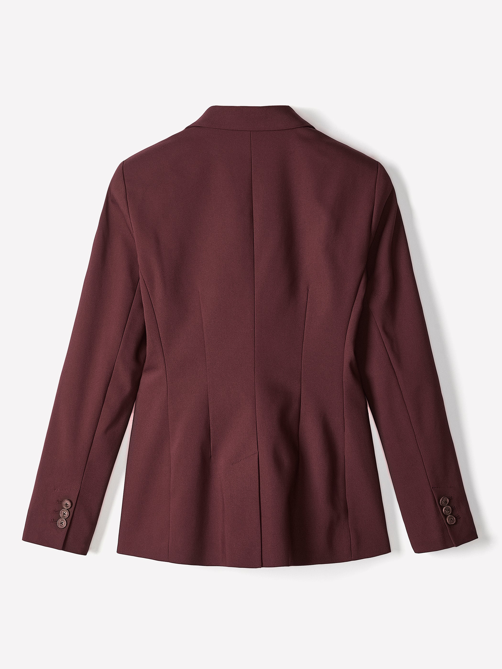 One-Button Fitted Blazer