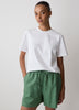 Ladies Cotton Knit Relaxed Short Sleeve Tee