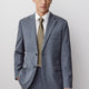 Woven Tailored Blazer in Brushed Med Blue