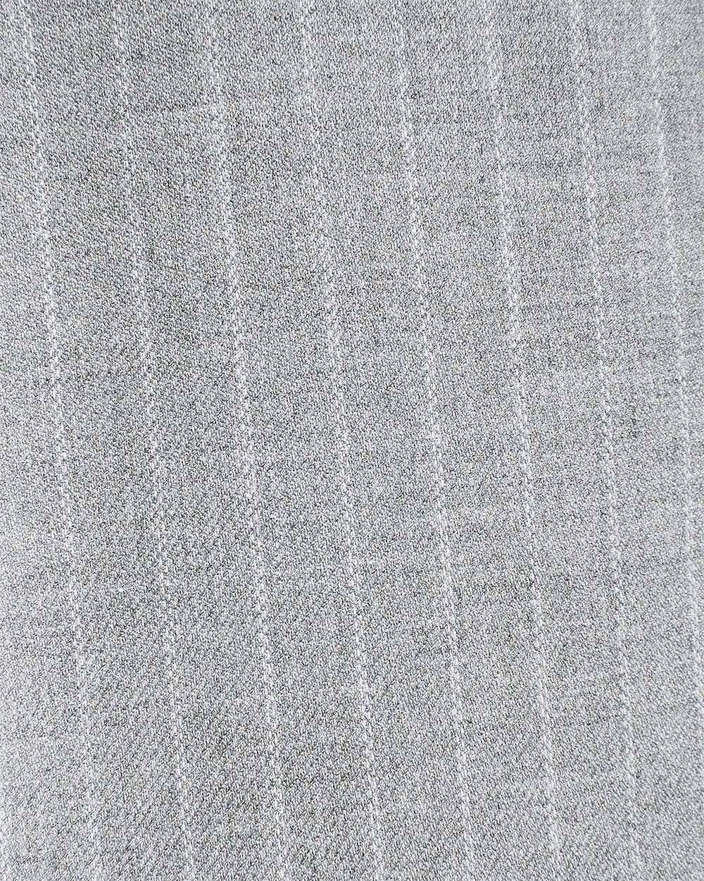 Pleated Tapered-Leg Striped Suit Pant