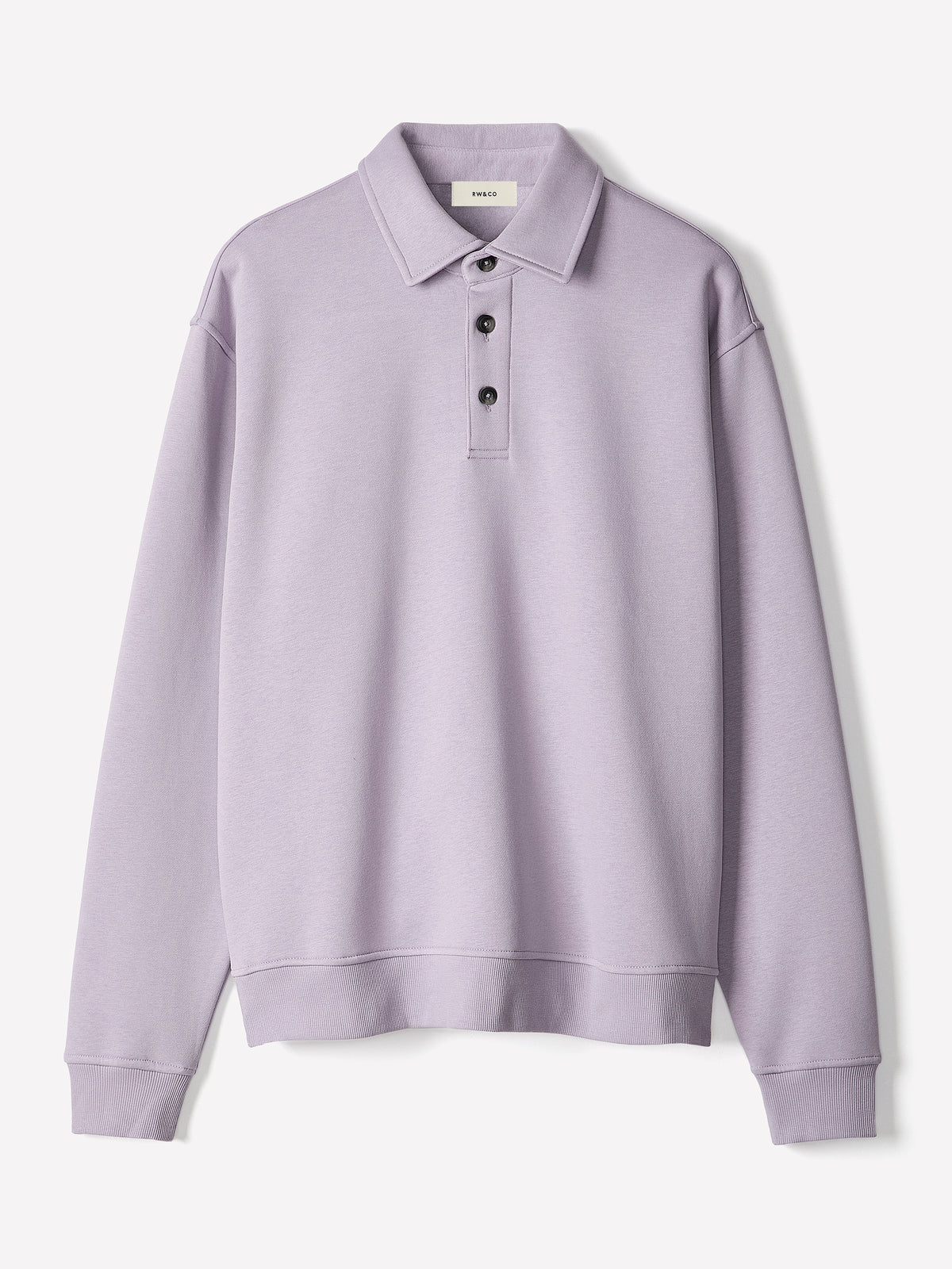 Polo Sweatshirt Cotton Blend Men