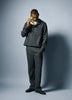 Straight Knit Pinstripe Wool Blend Pant